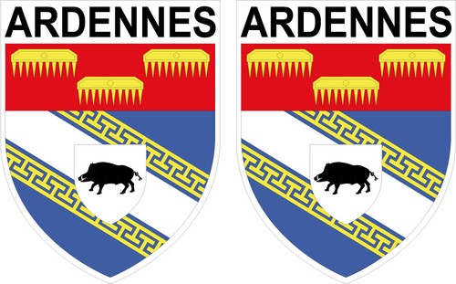 Sticker ecusson ardennes - 2,