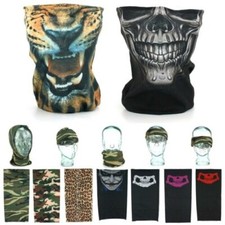 Masque De Visage Snood Imprimé Couvre-Cou Écharpe Tête Camo Joker