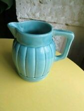 Collection Ancien pichet  Orchies bleu turquoise Hauteur 14 cm excellent état