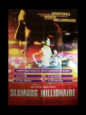 SLUMDOG MILLIONNAIRE - Affiche CinEma 120x160 PLIEE CAC2266