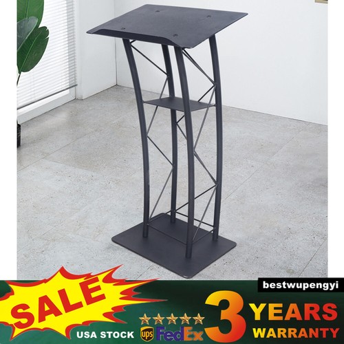 Curved podium stand - stand, metal