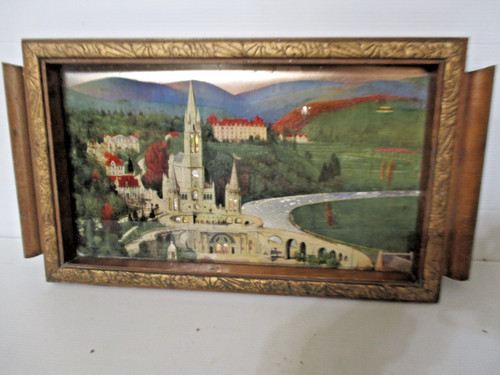 Plateau cadre ancien sculpte - cadre,