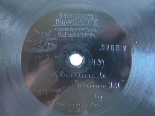 78rpm berliner gramophone - berliner,
