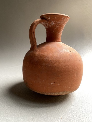 Vase pichet oenochoe terre - ,