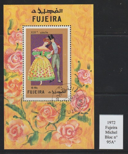 Timbre bloc fujeira - bloc,