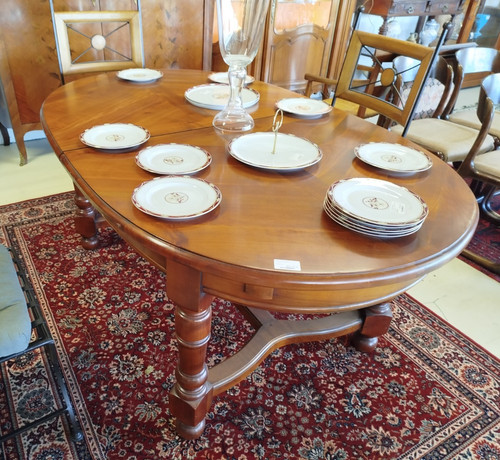 Table ovale bois 107 173 - 107, cm