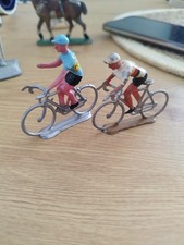 JOUET ANCIEN LOT 2 CYCLISTES