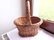 petit panier pour poupée, jouet d'enfant en osier