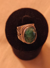 Bague Argent 925 et EMERAUDE