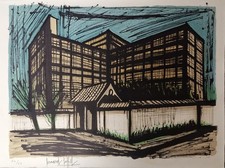 Lithographie signée Bernard