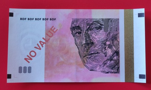 Billet echantillon value - echantillon, "no