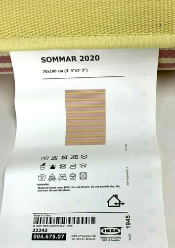 Ikea SOMMAR 2020 Area Rug Flat