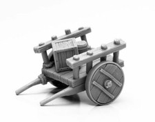 1 x VILLAGE CART - BONES 4 REAPER figurine miniature cochon charette 44140