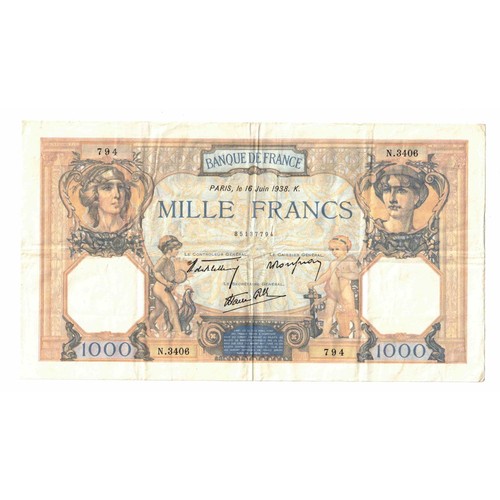 France 1000 francs cérès - francs,,