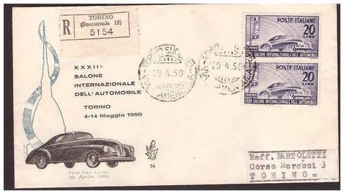 Fdc venetia club 1950 - venetia,