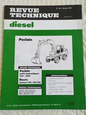 REVUE TECHNIQUE PELLE POCLAIN 75P 90P P75 P90 P 75 90 moteur F5L912 F6L912