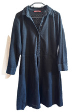 COMPTOIR DES COTONNIERS  robe noire ajourée  taille  38 manches 3/4