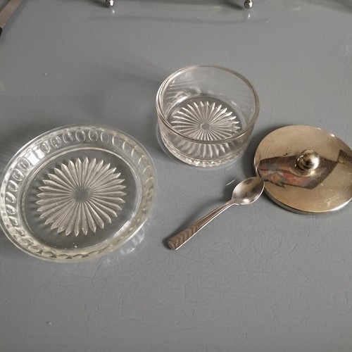 Sucrier art deco verre - sucrier,