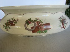  ancien Légumier oval  Creil et Montereau  HB & CM; Trés beau modèle  (A Voir)