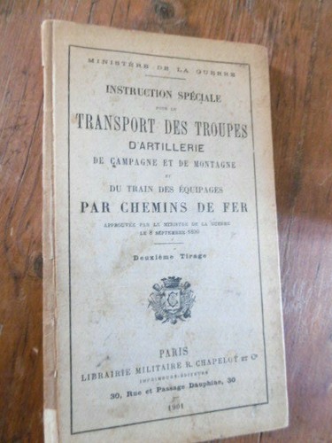 Instruction spéciale pour - , le