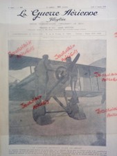 WW 1 - 1918 - AVIATION DE GUERRE - Revue LA GUERRE AÉRIENNEN° 62