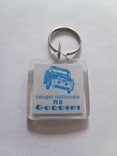 Porte-clés Automobile RENAULT 8 GORDINI Coupe Nationale Keychain vintage 90'