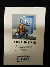 carte parfumée VIGNY paris