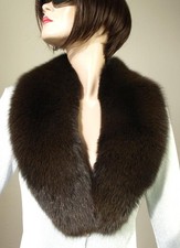 Fourrure Écharpe Renard Bleu