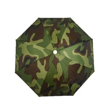 Neuf Camouflage Parasol Parapluie Chapeau Pêche Camping Bonnet Couvre-Chef Chaud