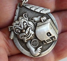 Ancien porte cle métal Equipement Electrique TOP Delle Chien  Maison.