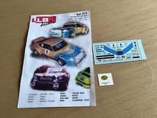 Stickers Autocollant 1:43 Porsche 911 Sc GR.4 Rallye Coupe Anglais 1981 Beny