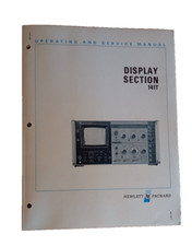 Analyseur de spectre HP 8555A   HP8552B   HP141T   OPERATING & Service Manuel HP