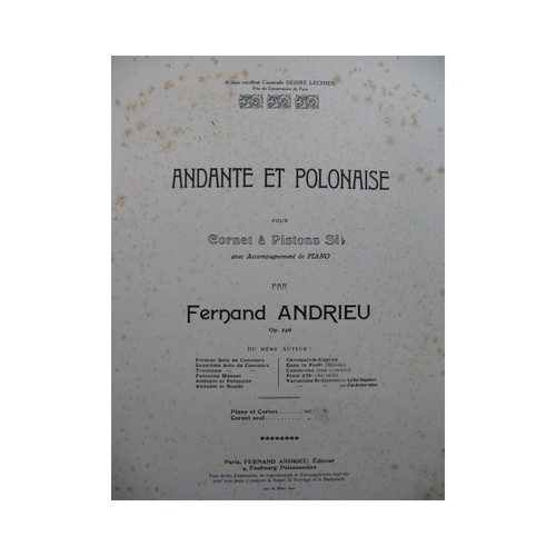 Andrieu fernand andante - fernand,