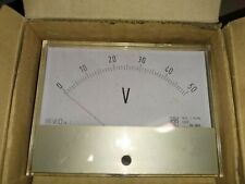Galvanomètre voltmetre 50 V analogique  Nos  78x105            (CL1/38) 