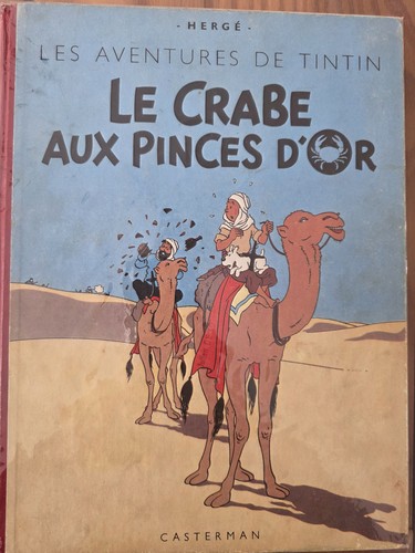 Tintin crabe aux pinces - tintin, le