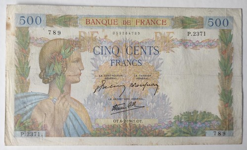 France billet 500 - francs, la