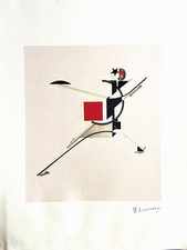 El Lissitzky Lithographie 1976