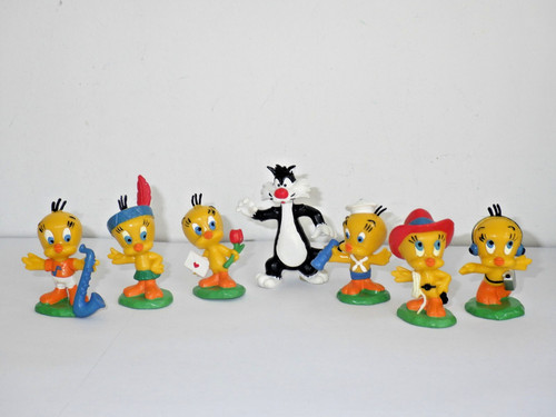 Pvc lot 7 figurines - pvc,