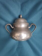 Sucrier en étain ancien