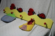 Porte manteau mural Coccinelle 85 cm