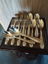 7 Couverts de Table Art Déco Orfèvrerie Joseph Buisson Métal Argenté