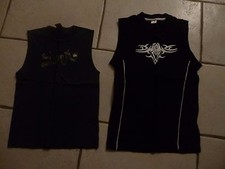 2 DEBARDEURS D été" QUIKSILVER " TAILLE 10/12 ANS 1 NEUF SUR LES 2 POUR CET été 