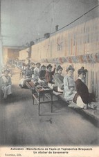 CPA 23 AUBUSSON / MANUFACTURE DE TAPIS ET TAPISSERIE BRAQUENIE / UN ATELIER DE S