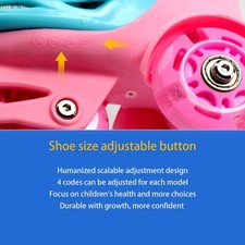 Kids Quad Roller Skate Roller Skates 3 Point Balance Roller Shoes For Girls Boys