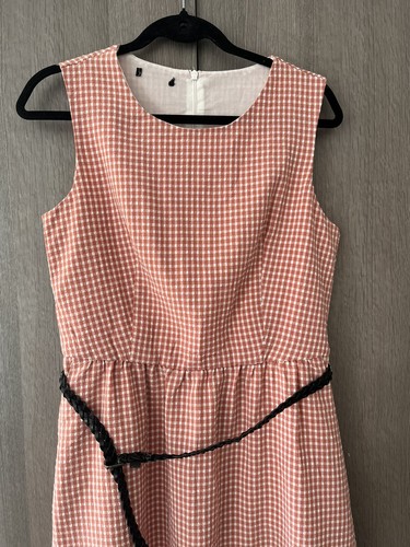 Robe été vichy rose - robe, –