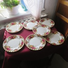 7 assiettes a gâteaux en