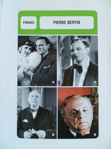 Carte fiche cinema - , pierre