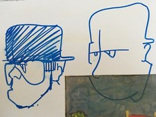 MOZE 156 -dessin sur page