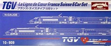 Lot de 6 voitures TGV