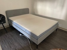 Lit double ikea - double, slattum
